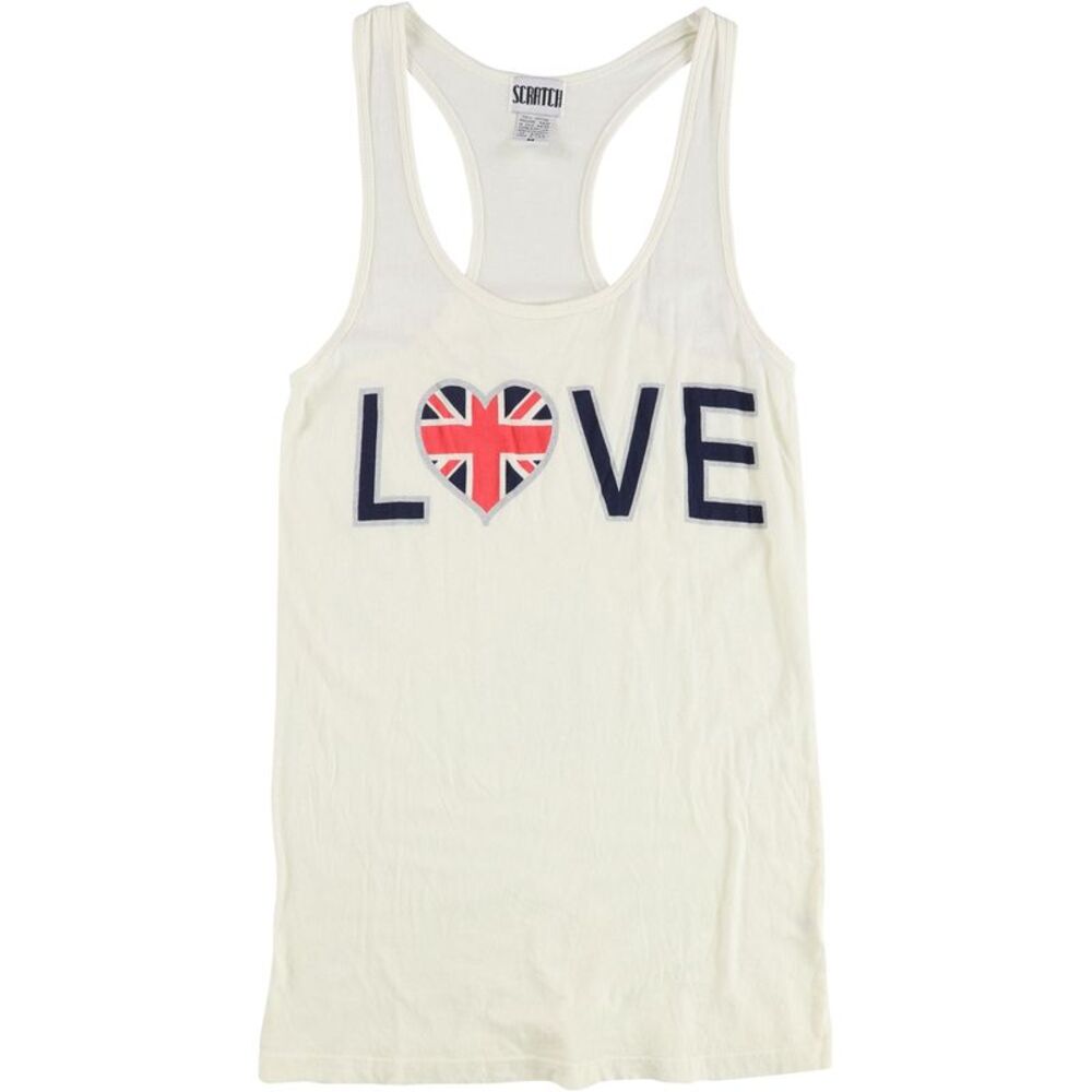 Scratch Womens Love Racerback Tank Top, NWT